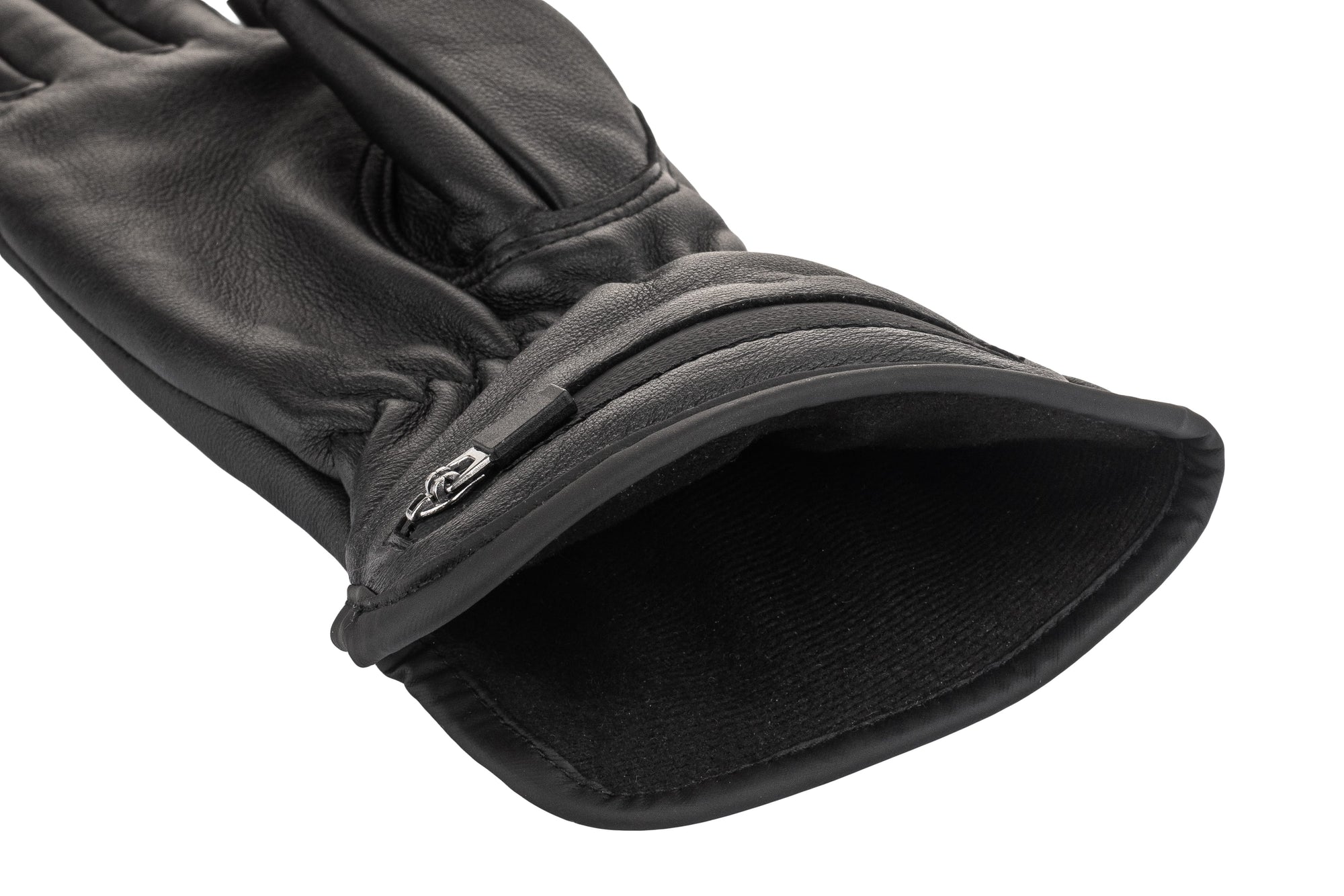 Vyhrievané kožené rukavice pre ženy – USB-C | Ovčia koža