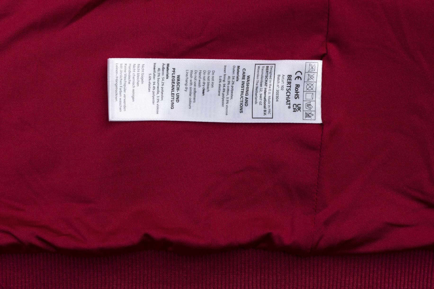 Vyhrievaná mikina – Pánska | Dual Heating - Burgundsko